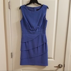 Sleeveless Periwinkle Tier Dress,Connected Apparel